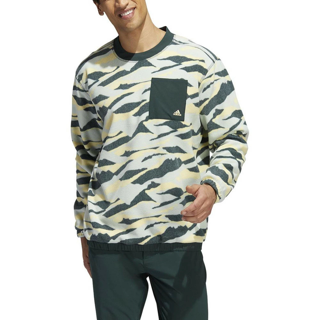 ADIDAS Texture Print Crewneck - Image 9