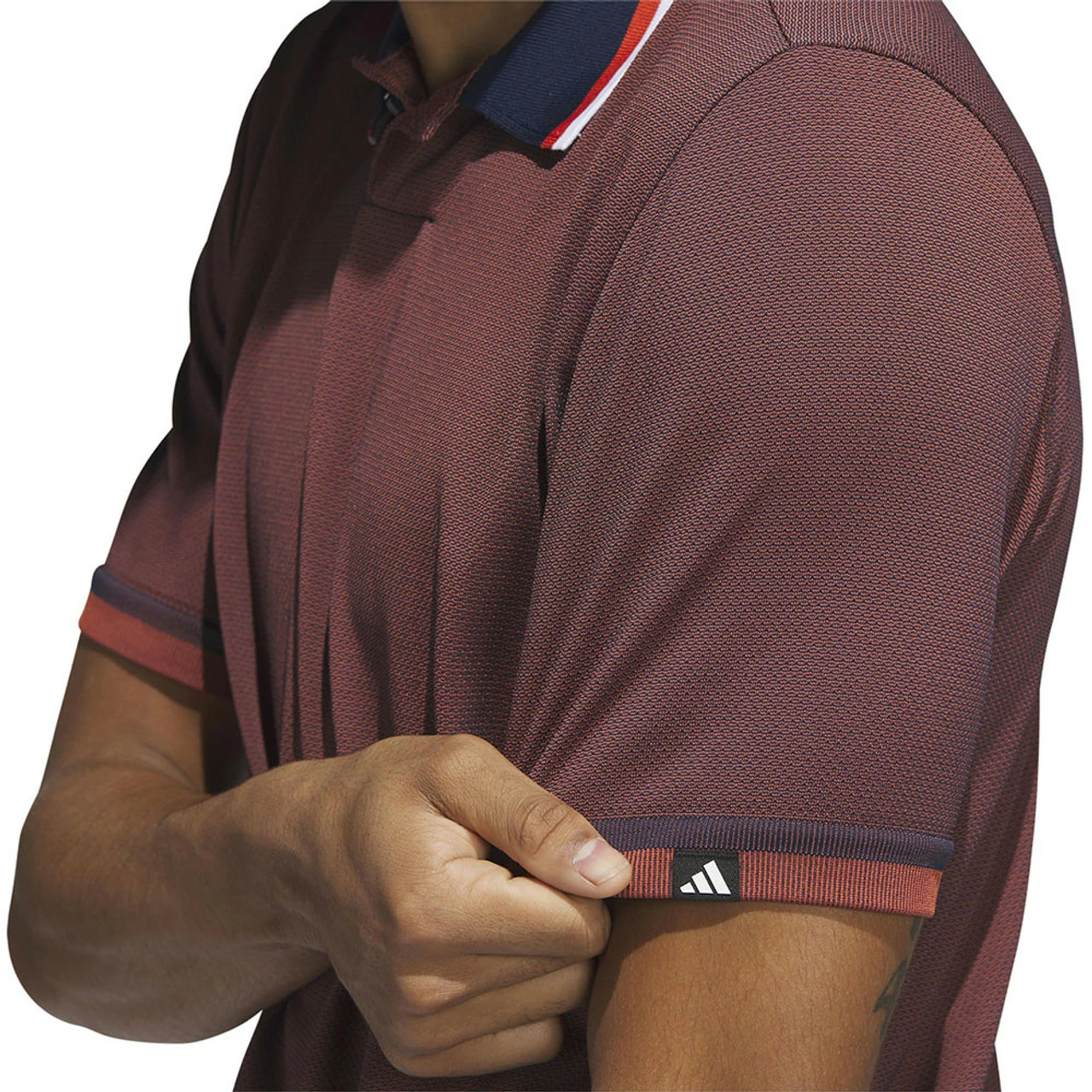 ADIDAS Ultimate365 Tour Primeknit Polo - Image 4