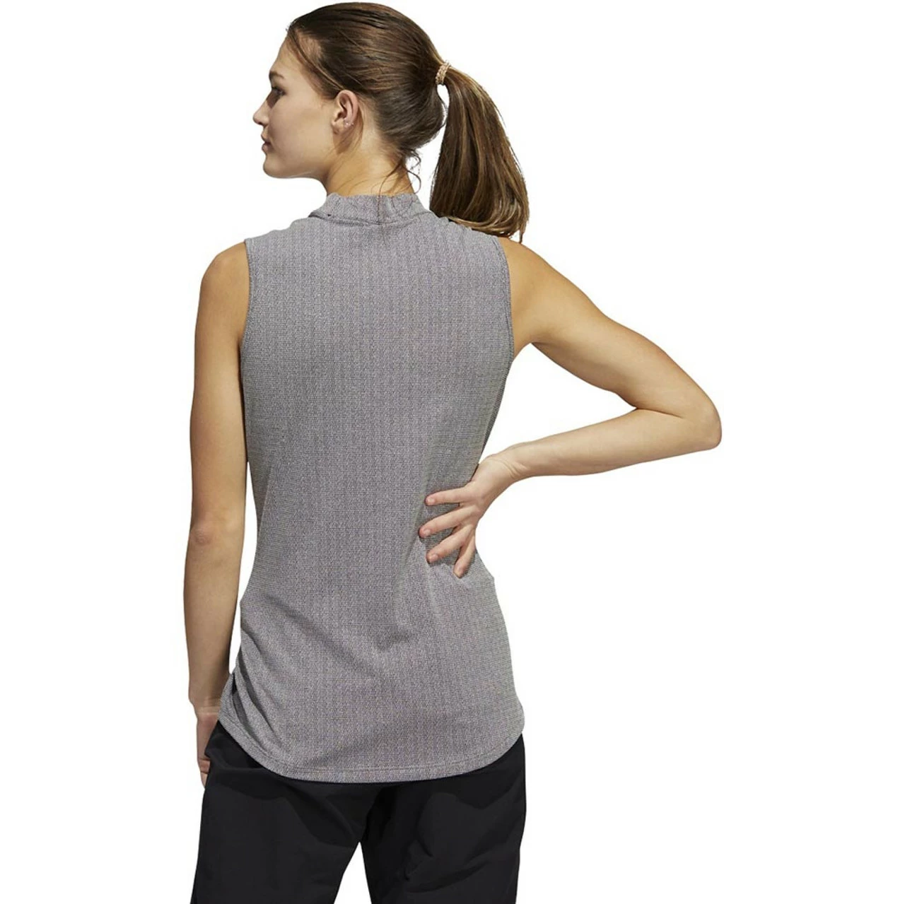 ADIDAS Women's Essentials Sleeveless Polo - Image 2