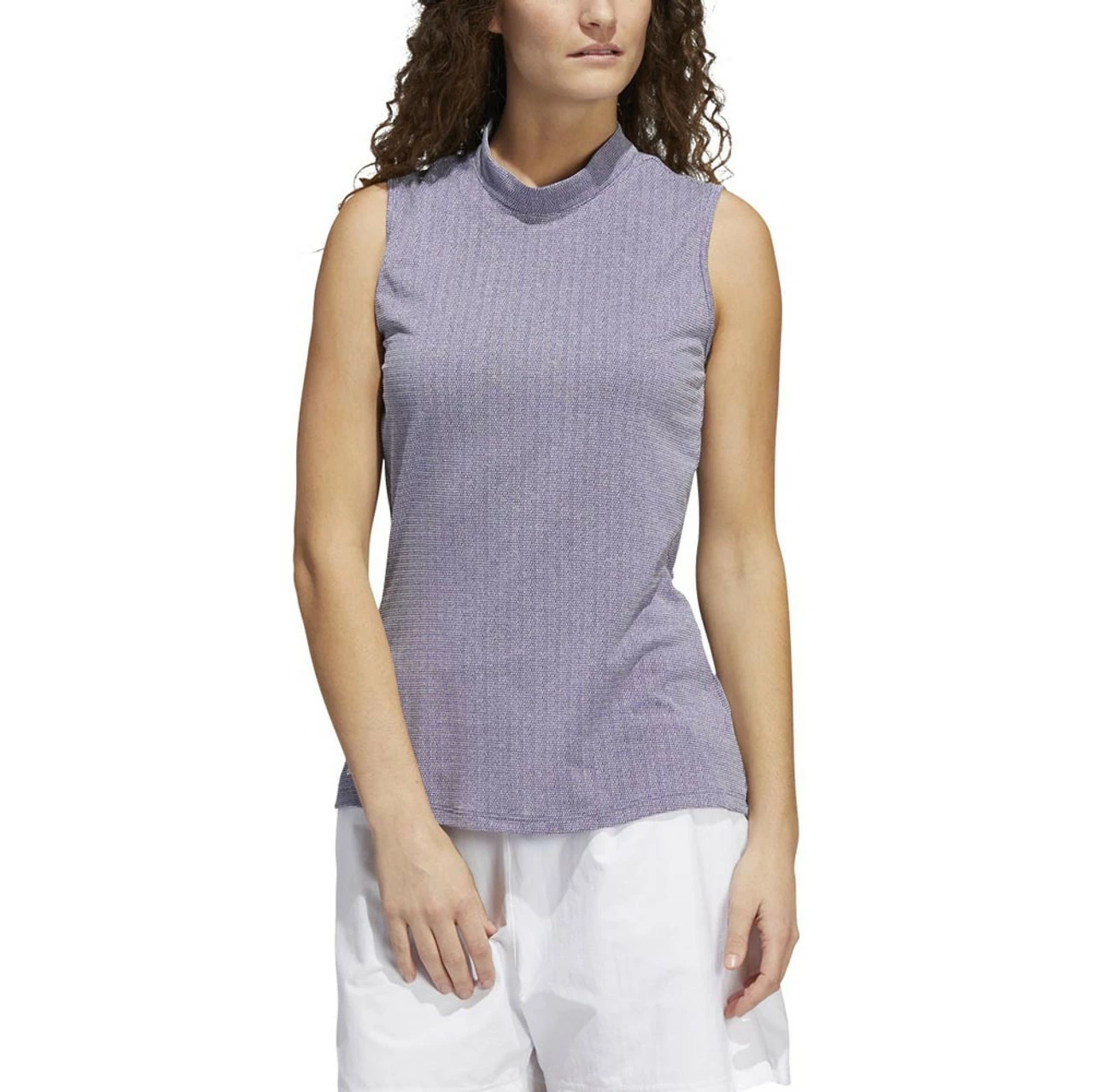 ADIDAS Women's Essentials Sleeveless Polo - Image 5