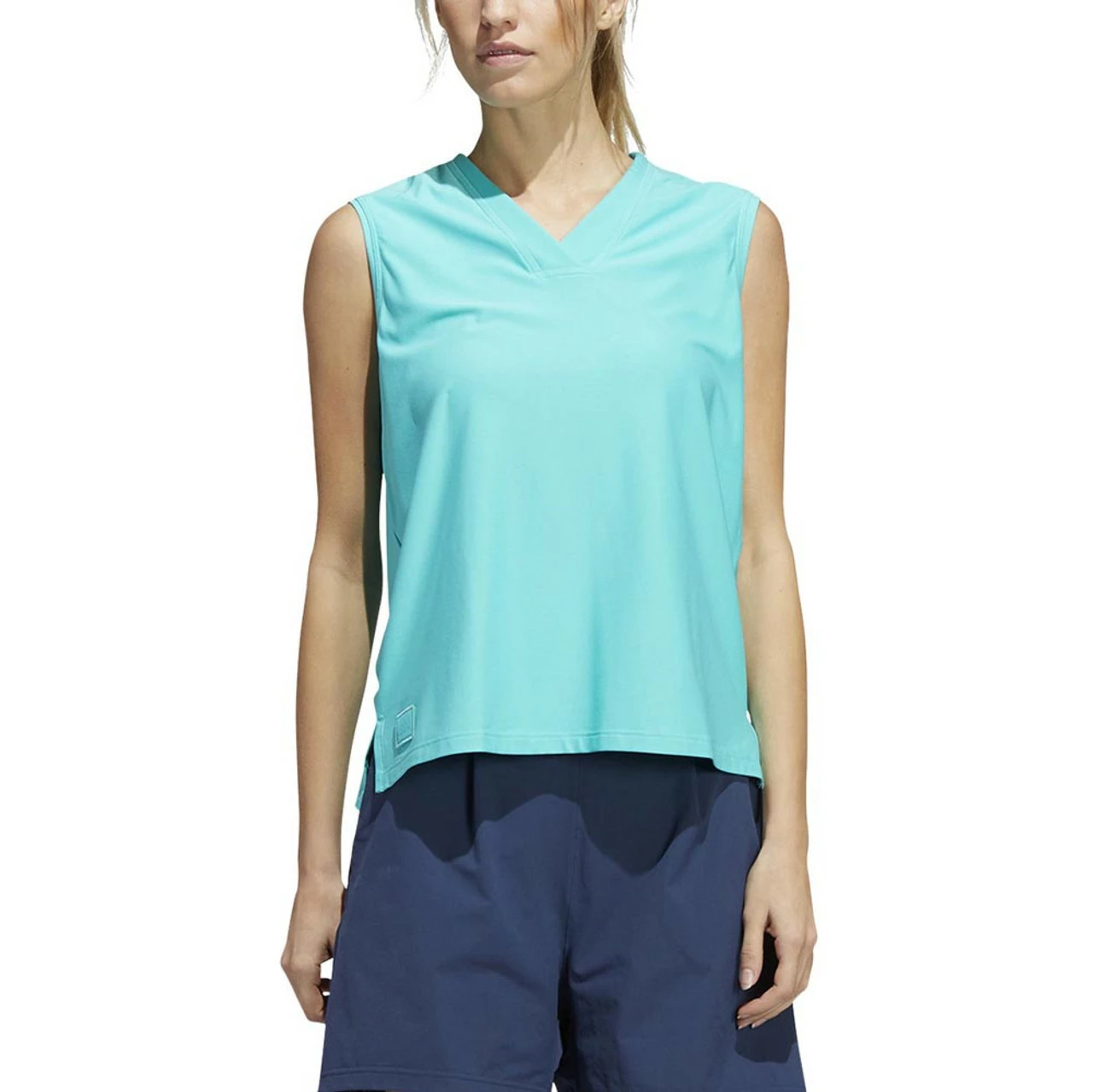 ADIDAS Women's Go-To Sleeveless Polo - Image 3