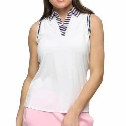 BELYN KEY Women's Action Sleeveless Polo