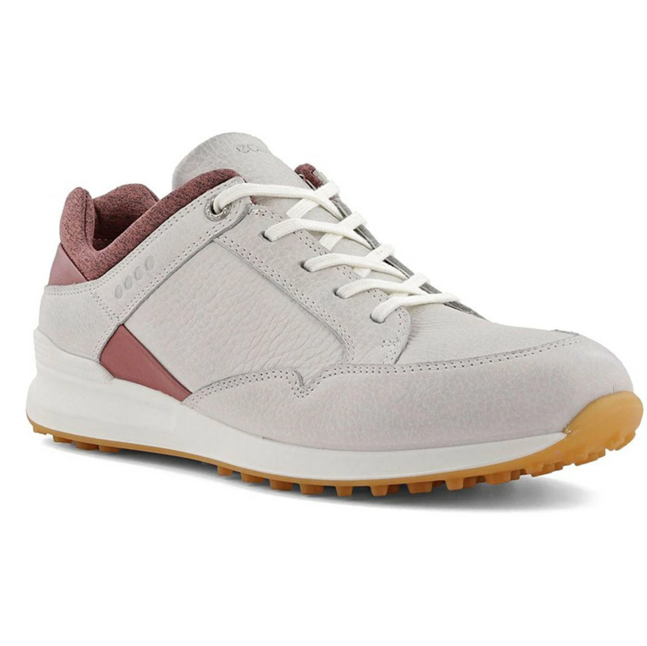 ECCO Women's Street Retro Golf Shoes - White/Quarry - Image 3