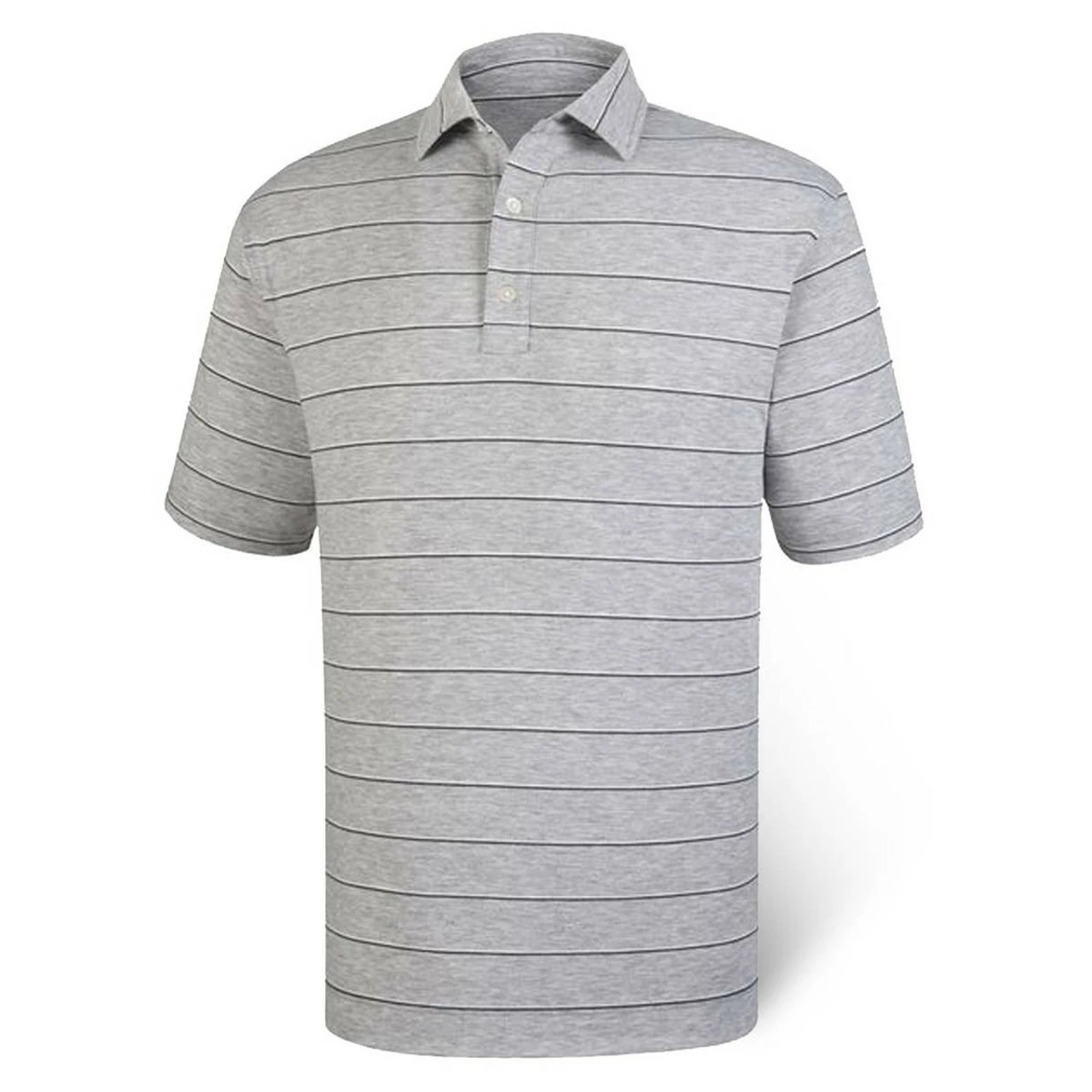 FootJoy Spun Poly Stripe Polo - Self Collar - Closeout