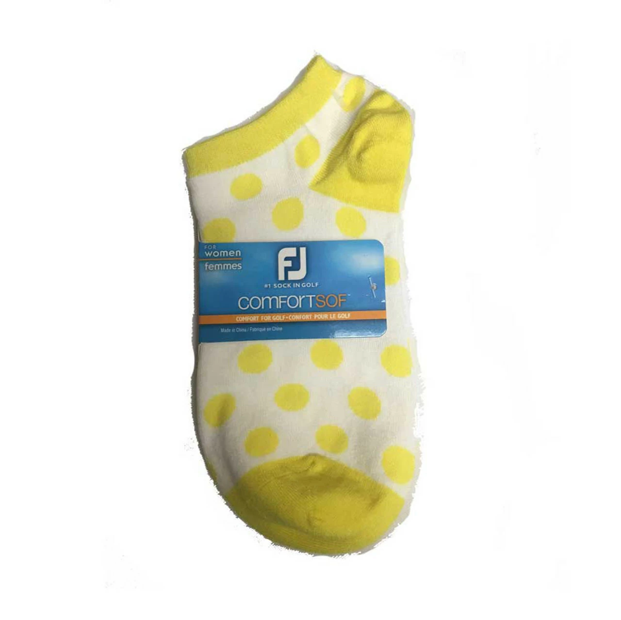 FootJoy Women's ComfortSof Low Cut Polka Dot Print Fashion Sock - Image 6