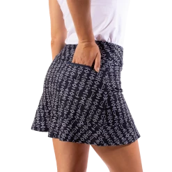 Golftini Women's Zodiac Pull-On Ruffle Tech Skort