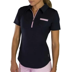 Jofit Grosgrain Pocket Polo - Midnight