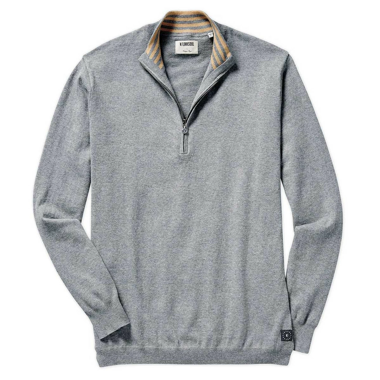 Linksoul Cotton-Cashmere 1/4 Zip Sweater - Image 3