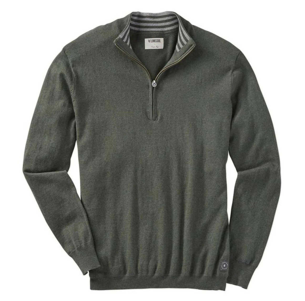 Linksoul Cotton-Cashmere 1/4 Zip Sweater - Image 2