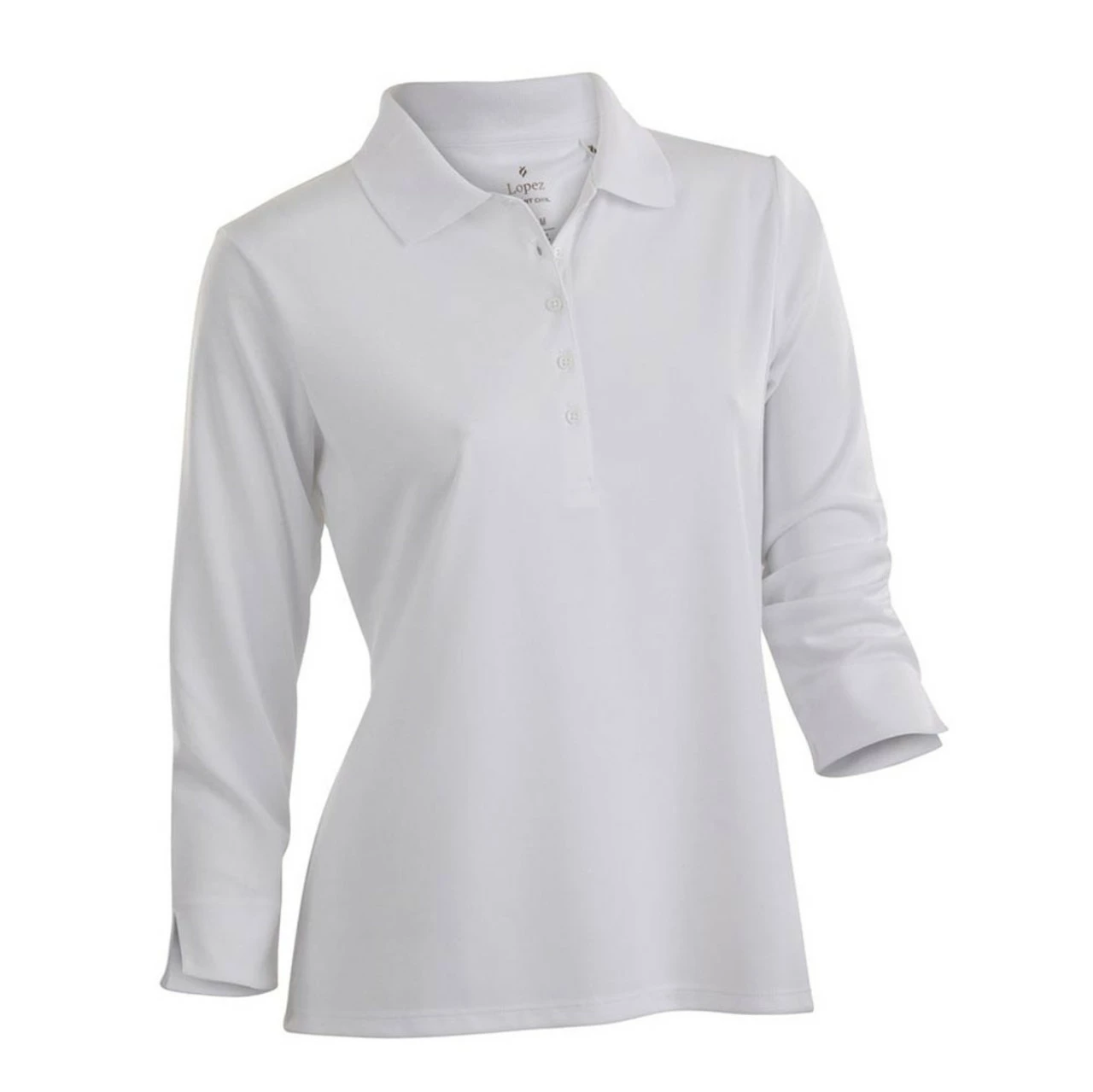 Nancy Lopez Luster 3/4 Sleeve Polo - Plus Size - Image 2