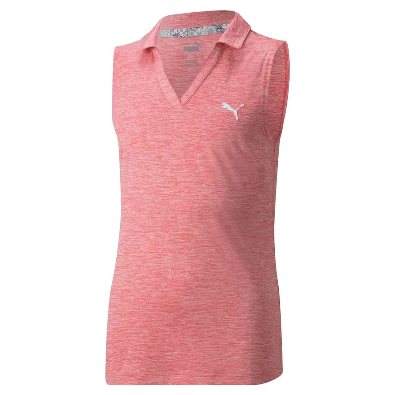Puma Junior Girls Heather Polo - Image 3