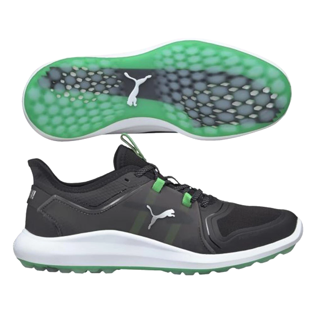 Puma Men's Limited Edition Ignite Fasten8 X Golf Shoes - Black/Irish Green