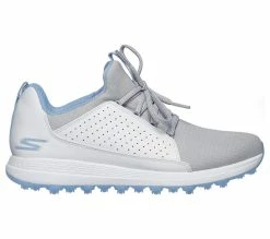 Skechers Women's Go Golf Max - Mojo Golf Shoes - White/Grey/Blue