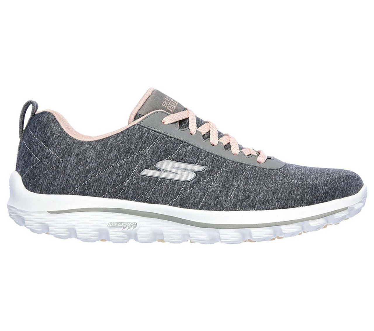 Skechers Women's Go Golf Walk Sport Golf Shoes - Gray/Pink